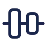 Align Vertical Center SVG Icon